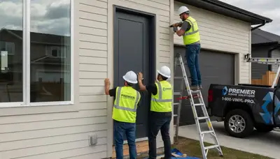 Professional door installation by vinyl siding experts in Greenville, NC