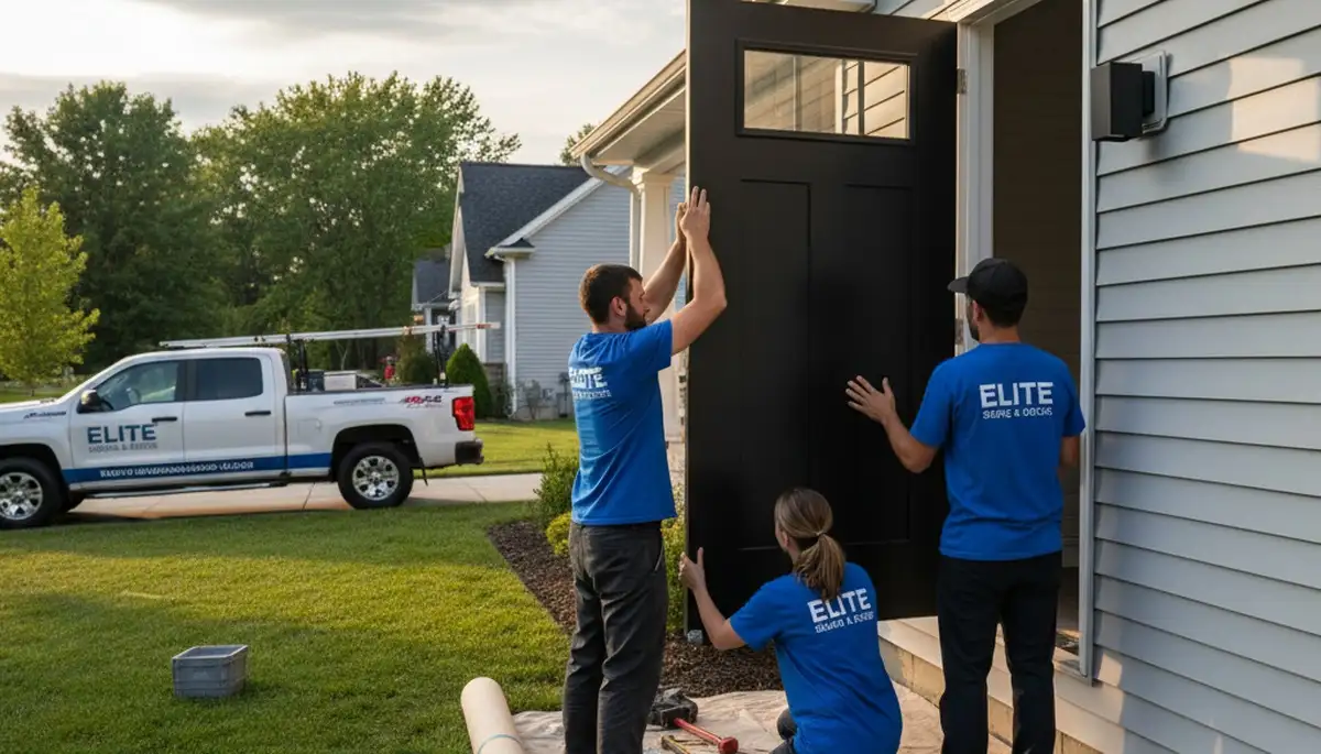 Professional door installation by vinyl siding experts in Greenville, NC