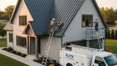 Professional metal roofing installation in Greenville NC by Next Level Exteriors roofing experts
