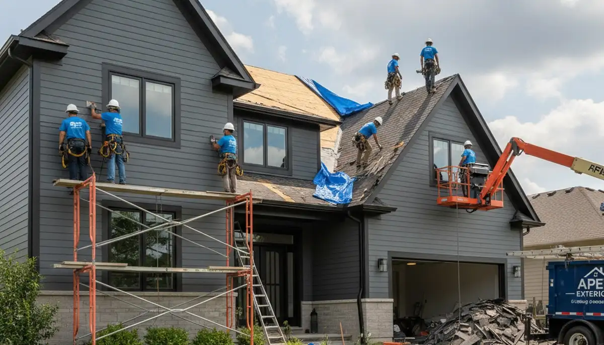 Professional roof replacement service in Greenville, NC by Next Level Exteriors experts