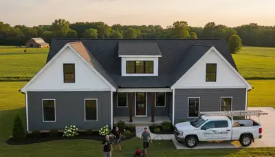 Professional vinyl siding installation on home exterior in Greenville, NC