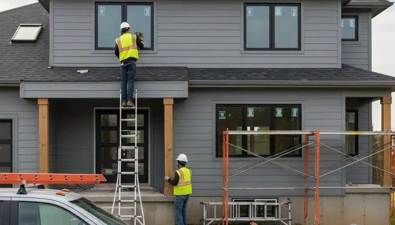 Professional vinyl siding installation on home exterior in Greenville, NC by Next Level Exteriors