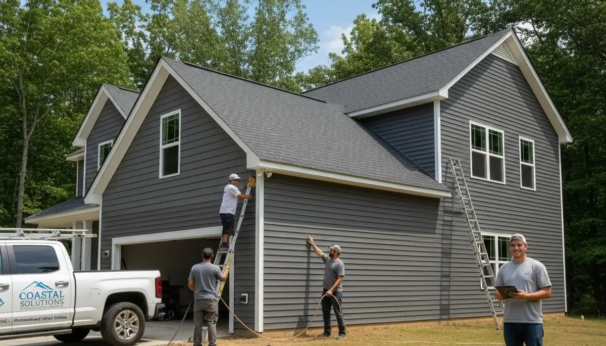 Professional vinyl siding installation in Greenville NC by local exterior home experts