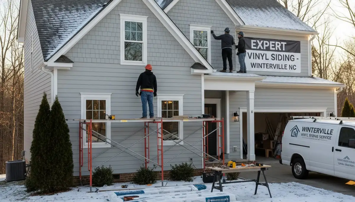 Professional vinyl siding installation and exterior home upgrade in Greenville, NC