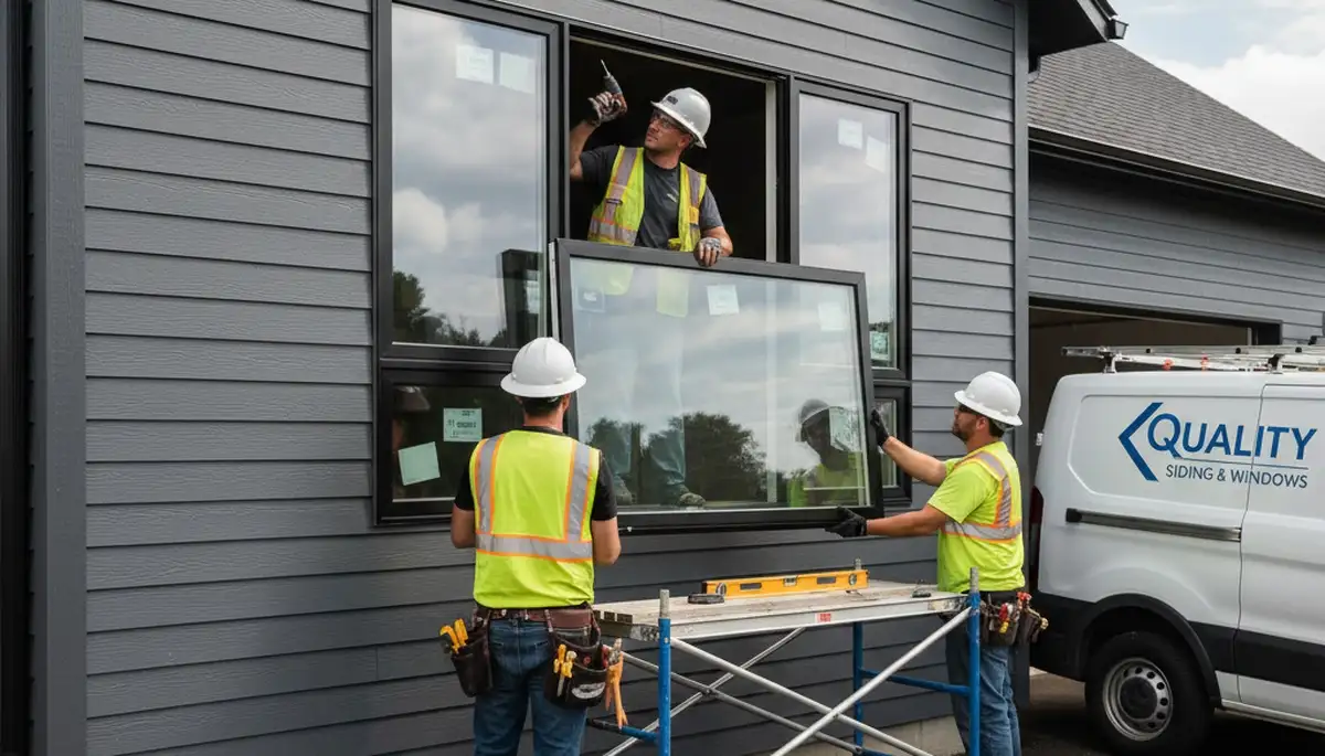 Professional window installation by vinyl siding experts in Greenville, NC homes